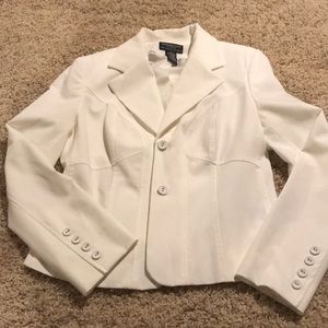 Women’s white blazer